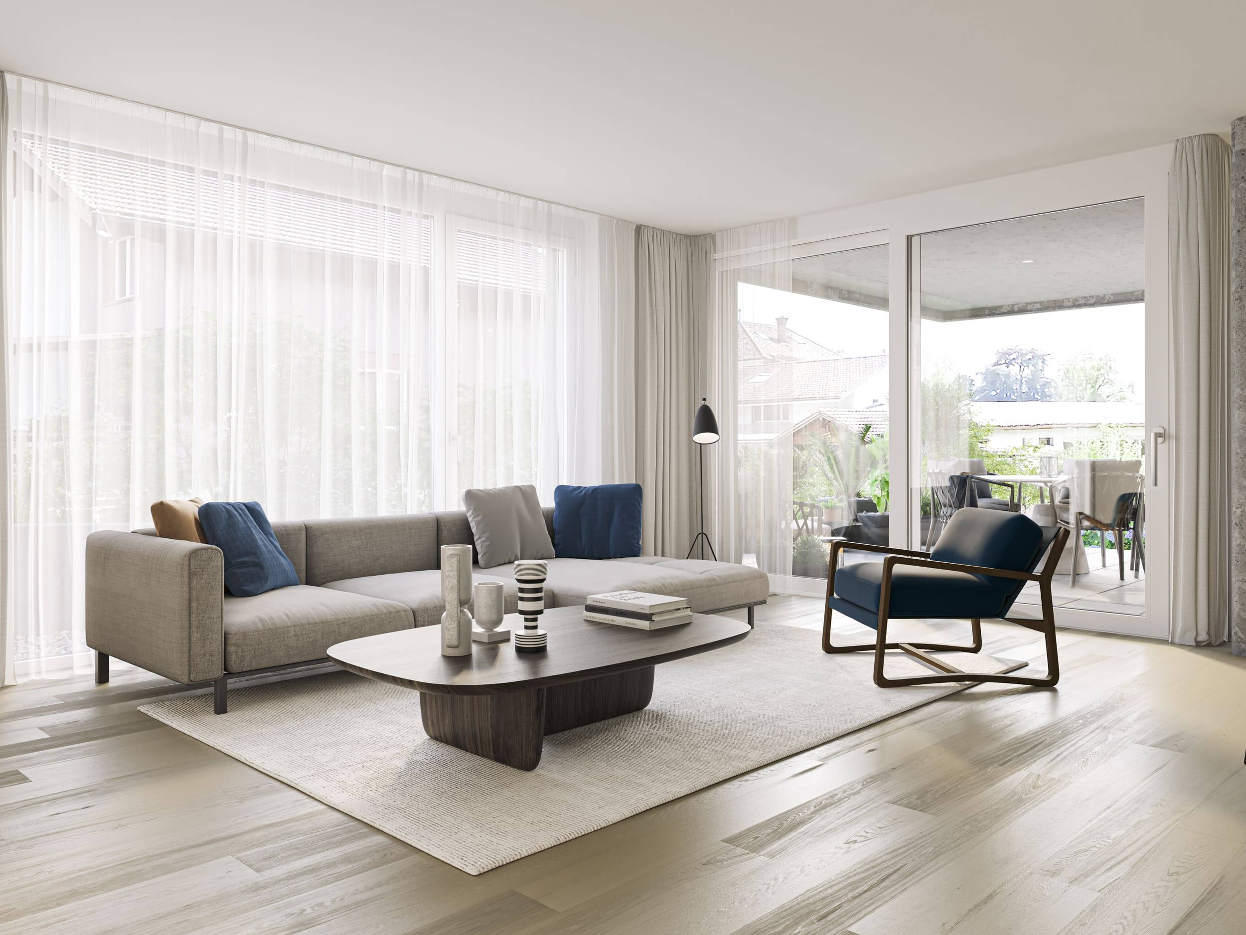 baechi_huenibach_wohnen.jpg Grosszügiger Wohnbereich